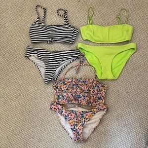 Target and Hollister bikinis